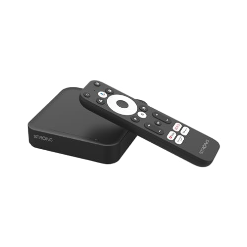 STRONG LEAP-S3 | Google TV-Box mit Android 11 | 4K UHD-Auflösung | Bluetooth-Sprachfernbedienung und Google Assistant | Chromecast | Google Play Store | Neflix | Prime Video | Disney+ uvm.