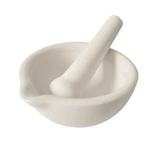 Keramik Mörser mit Stößel B-Ware 10 cm Durchmesser 4,5 cm Höhe
