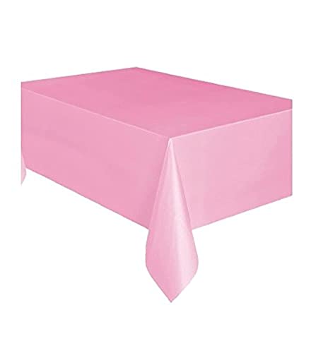 Unique Industries 50362 Hübsches Pink Tischdecke aus Kunststoff, hellrosa Farbe