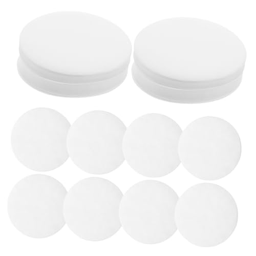 Zerodeko 100 Stück Laborfilterpapier Filterpapier Für Friteusen Ersatzfilter Für Fritteusen Mittleres Filterpapier Spritzfilter Filterpapier Chemie Chromatographiepapier Papierfilter Weiß