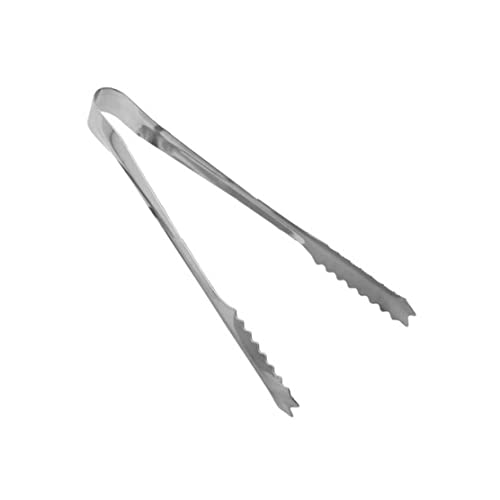 Eiszange Edelstahlzucker -Vorspeisen, die Zungen Salat BBQ -Klemmen für Buffet 18 cm Zuckerzange servieren