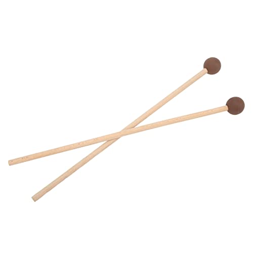 Glockenspiel-Stick, Anti-Rutsch-Gummikopf, Xylophon-Schlägel für Tastatur(Braun)