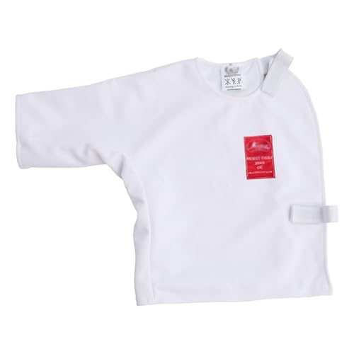 DJJYCTNM Fechtweste, Fechttrainingsausrüstung für Kinder und Erwachsene, Unisex-Unterarmschutz/Fechtplastron (Color : Right Hand, Size : XS)