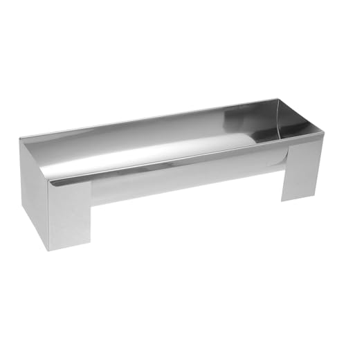 GRIRIW Rollen Kuchenrollenform Kekskuchen-Brotform Ofen Stangenbrot Focaccia Hoagie Backform für Brotlaibe U-förmige Kuchenrolle Cookie-Modell Kuchenform backen Rostfreier Stahl Silver