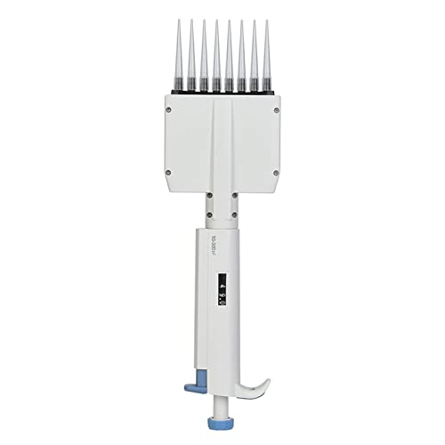 Pipette, 8-Kanal-Pipette Pipette 50-300 μl Variables Volumen Manueller Kanal Einstellbarer Mechanischer Pipettierpipettenlabor, Mehrkanalpipetten