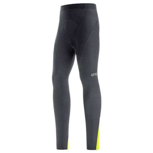 GORE WEAR Herren C3 Thermo Tights+, Black/Neon Yellow, XXL EU