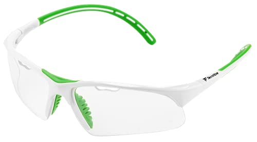 Tecnifibre Squash-Brille White Green Squashbrille, weiß/grün, one Size