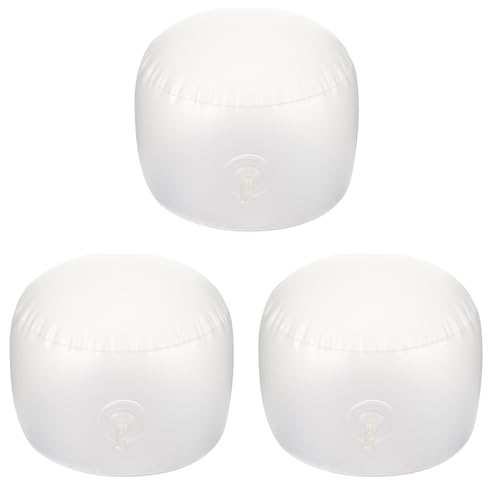 Cabilock 3Er Set Aufblasbarer Kappenspanner, Pvc Hutständer Für Zuhause Und Geschäfte, Hutdisplay Halter Für Baseballkappen Und Perücken, Weiß