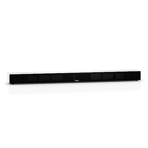 Nubert nuPro AS-2500 | Wei�e Soundbar | kompakte Soundbar mit Dolby Audio, DTS und Bluetooth | Aktiver TV-Lautsprecher f�r Spitzenklang | Geeignet f�r Wandmontage | Stereoton in 3-Wege-Technik