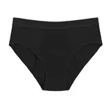 Unterhosen Damen Perioden High Waist Menstruationsunterwäsche Große Größen Waschbare Slipeinlagen Unterwäsche Schwarz String Periodenunterschwäsche Stretch Taillenslip Strömungsabsorption Panties