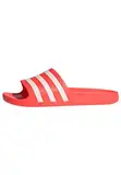 adidas Unisex Adilette Aqua Slides, Solar Red / Cloud White / Solar Red,40.5 EU