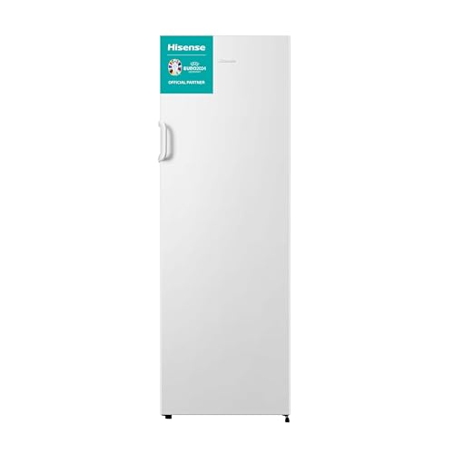 Hisense FV245N4AW2 Gefrierschrank/ TotalNoFrost/ SuperFreeze/ Türalarm/ BigBox/ 169,1 cm/ Gefrierteil 194 l/ 41 dB/ 219 kWh/ Jahr/ Inox-Look, Weiß