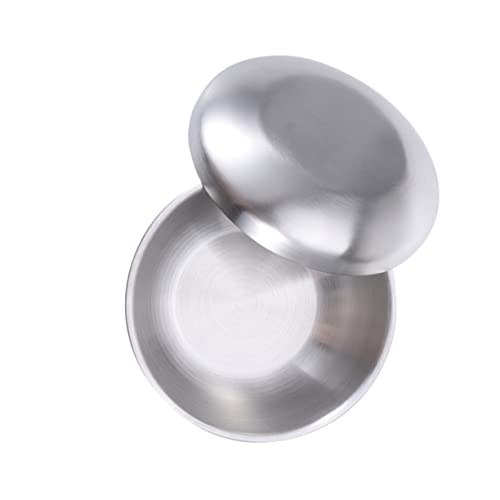 TOPBATHY Haushaltsgeräte edelstahlschüsseln stainless steel bowl Süßigkeitenbehälter kleine Schüssel mit Deckel Snackbehälter Rührschüsseln aus Edelstahl schüssel aus edelstahl Koreanisch