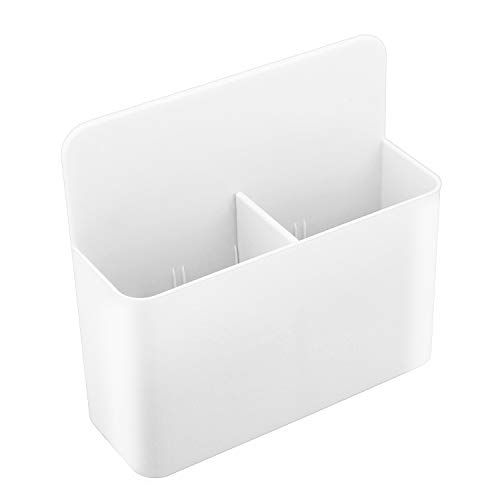 MoKo Magnetisch Markerhalterung, Magnet Ablage Whiteboard Stifthalter Schulbedarf für Schulleben Kühlschrank Whiteboard Schließfach und andere magnetische Oberflächen, Weiß