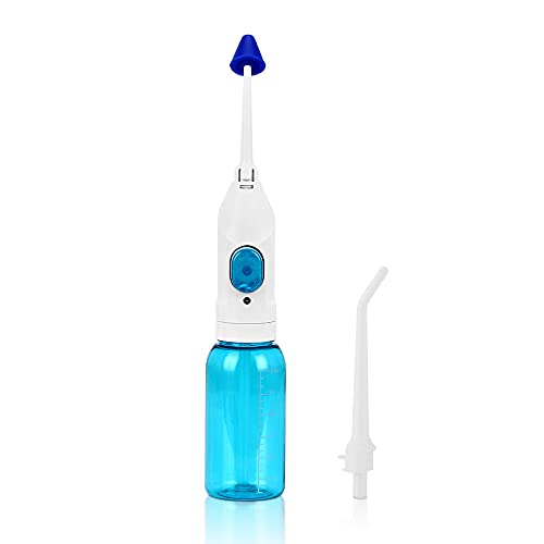 YSSMAO Tragbarer Mundwäuter 90ml Wasser Dental Flosder Wasserstrahlzahnbürste Zahnstocher Nasenwarnschutz Implementieren Zähne Reiniger Oralhygiene,Grün