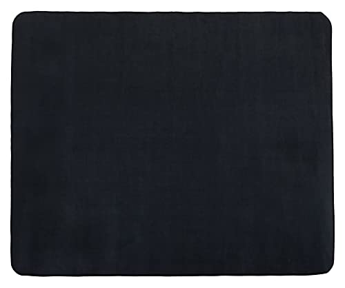 Stagecaptain DTB-1620 BK Drum Teppich Schwarz - Mittelgroßer Schlagzeugteppich - 160 x 200 cm - Dicht gewebte Oberfläche - rutschfeste Unterseite - Mit Klettband - Transporttasche - Schwarz