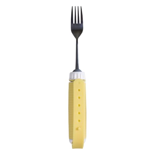 OSSERTE UNIMA ESIDI CHE - Adaptive Werkzeughalter | Assistive Handgriffhalterung | Verstellbare Esshilfe für Senioren | Spoon Fork Adaptive Set für den linken oder rechten Gebrauch | Stru