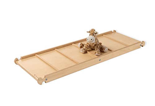 Pinolino 398304 Kletter-und Rutschbrett, Natur