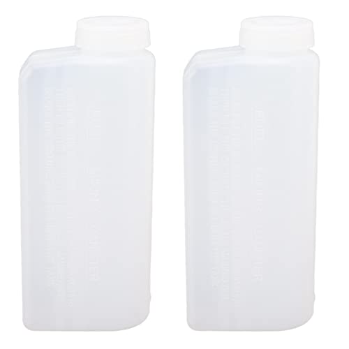 Akozon 2 Stück 600 Ml 2 Kraftstoff-Mischflasche Professionell TT 01 TT 02 Schocks Huböl Benzin Benzin Kanister TT01 Amortisseur RC Mischbehälter für Kettensägen-Bügelmaschine