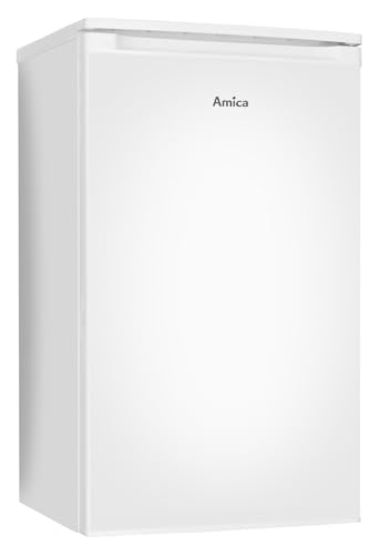 Amica KS 361 155 W Kühlschrank mit Gefrierfach / 85 cm Höhe, weiß, Energieeffizienzklasse E