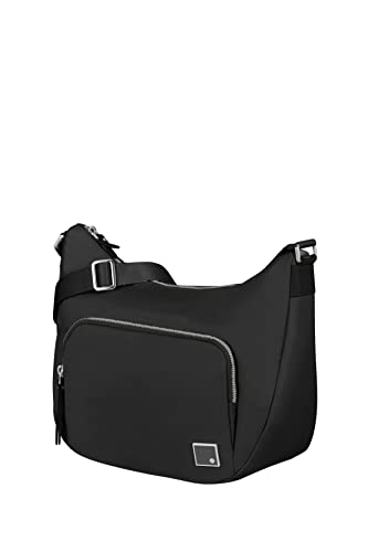 Samsonite Essentially Karissa - Schultertasche M, 36 cm, Schwarz (Black)