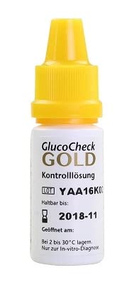 GLUCO CHECK GOLD Kontrolllösung niedrig 4 ml…