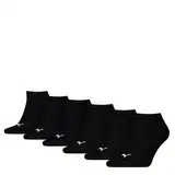 Puma Unisex Plain Sneaker, Black-New, 39/42 (5er Pack)