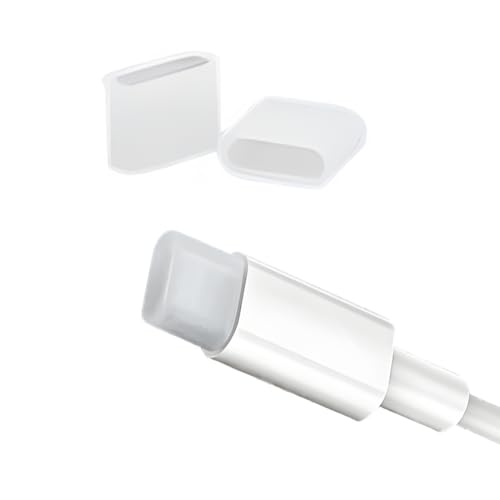 FeJu USB-C Schutzkappe | 6er Pack | Transparent | Kunststoff | Staubschutzkappe USB-C Stecker, Staubdichte Abdeckung, Staubschutz, Abdeckkappen für USB Typ-C