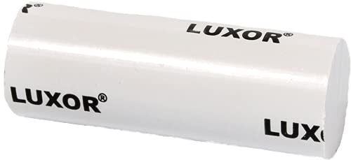 LUXOR Polierpaste, robust, Weiß – Feinpolitur für Stahl, Edelstahl, Silber, Platin, Lacke und Harze – Ø 30 x 80 mm