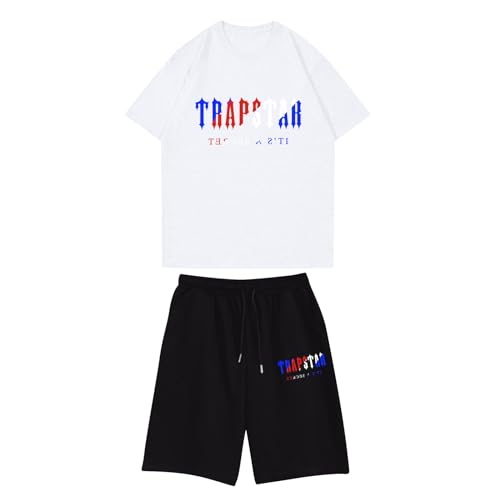 JKJFJKA Trapstar Pullover Trapstar Tshirt Trapstar Shooters Trapstar Trikot Jogginganzug Kinder Jungen Trapstar Anzug Kurz Trapstar London Trapstars Trapstar Tshirt Trapstar London Weiß