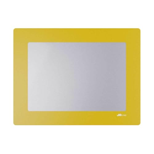 spLEAN INFLOORMA PRO Bodenfenster 10 Stück, 380 x 290 mm, bis DIN A4, gelb, Bodenmarkierung für Stellplätze, Lagerflächen und Produktionsbereiche, selbstklebend und staplerfest