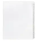 Avery Legal Dividers, Allstate Collated Sets, Letter Size, Side Tab, 76-100 Tab Set (01704)