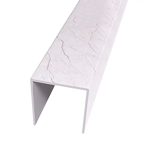 Rohrkanäle Für Wand, PVC U-förmige Kanalabdeckung Kabelkanal Gehäuse Für Rohrleitungen Für Die Innenentlüftung Von Bad Und Küche, Rohrverstecke/ Abdeckungen ( Color : L W D , Size : 100cm x 20cm x 10c