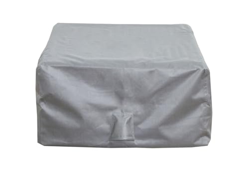 Pegaso Schutzhülle für Tisch/Hocker wetterfest Abdeckung für Gartenmöbel, wasserdichte Schutzhülle Anti-UV Abdeckplane für Gartentische Terrassenmöbel, Regenschutz und Staubfest, B 68 x T 68 x H 30 cm