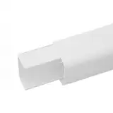 ARTIPLASTIC PVC-Leiter mit Sockel und Deckel, 110 x 75 cm, Länge 2 m, Weiß, PVC-Material, max. 50 kg Belastung, ausziehbar, Klimaanlageninstallation