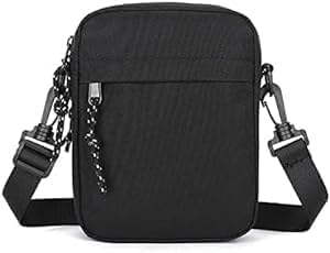 UieaMsio Herren Handy Schultertasche,Umhängetasche Herren, Herren & Damen Klein Crossbody Bag,Seitentasche Kuriertasche Männer Tasche für Tägliches