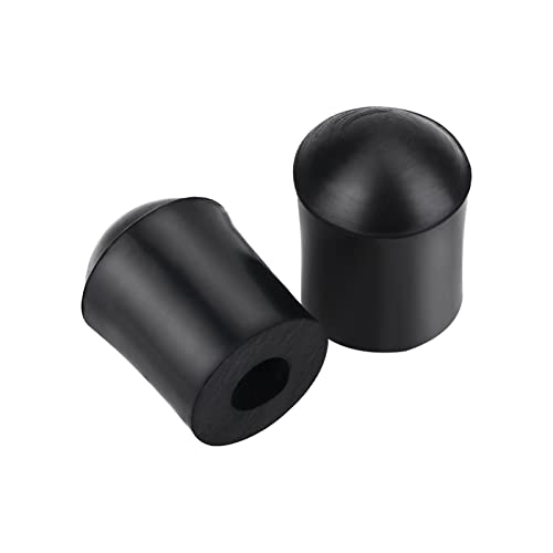 Gummi -Doppel -Bass -Endpin -Rauschreduktion, Langlebige Spitze Abdeckung 2pcs Schutz, Material Absorbiert Schwingungen Schwarz