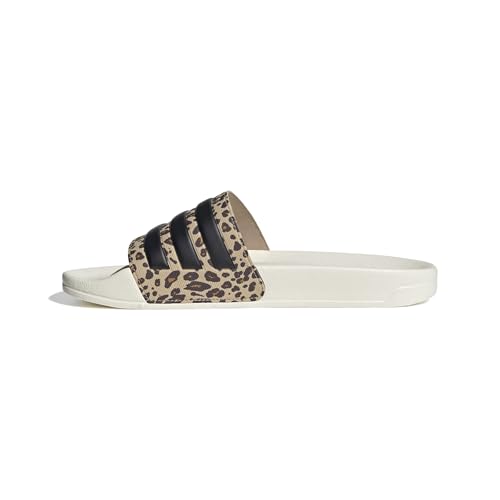 adidas Adilette Shower Slides Unisex Schiebe-Sandalen, Off White Core Black Magic Beige, 42 EU