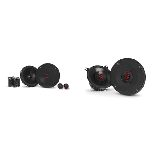 JBL Stage3 607C 2-Wege KFZ Soundsystem - 250 Watt Komponenten Pro Sound Auto Lautsprecher Boxen Set & Stage3 427 2-Wege Auto Lautsprecher Set von Harman Kardon