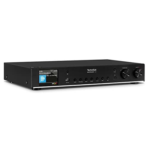 TechniSat DIGITRADIO 143 (V3) – HiFi-Tuner Internetradio (DAB+ Digital-Radio, Bluetooth-Audio-Streaming, Spotify Connect, Wurfantenne, Fernbedienung, Breite 43,5 cm) schwarz