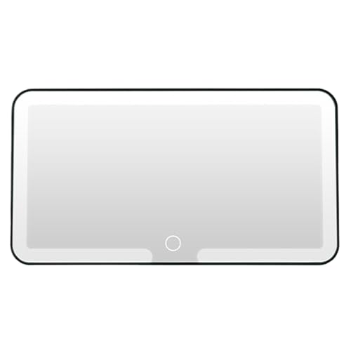 Auto-Make-up-Spiegel, LED-Sonnenblende, Kosmetikspiegel, Make-up-Glas, 3 Lichtmodi & 70 LEDs, dimmbares Touchscreen-Werkzeug, tragbares Auto-Beauty-Accessoire für Frauen und Mädchen