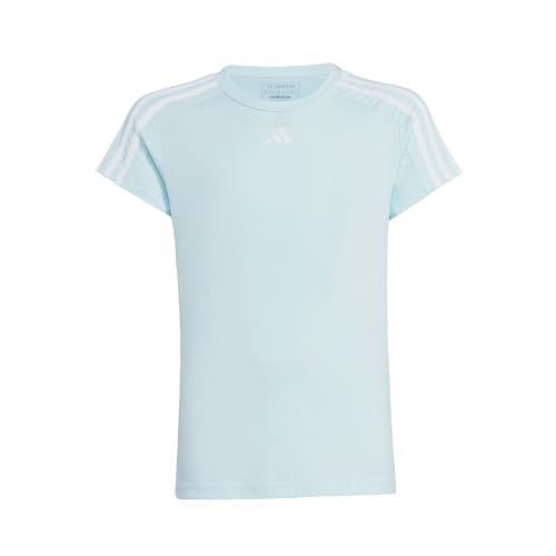 adidas Train Essentials AEROREADY 3-Streifen Slim-Fit Training T-Shirt, Recycelter Polyester, Türkis