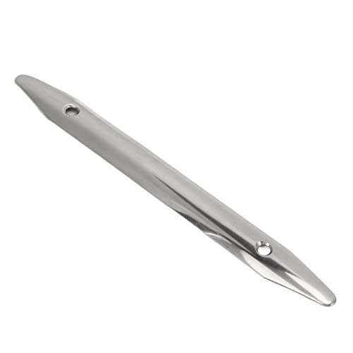 Tissting Edelstahl Boot Klampe, Klampe Edelstahl für Boote Bootsklampe Edelstah 203,2 mm x 19 mm Bootsliegeplatz Deck Seilklemme Belegklampe Dock für Marine Yacht RV