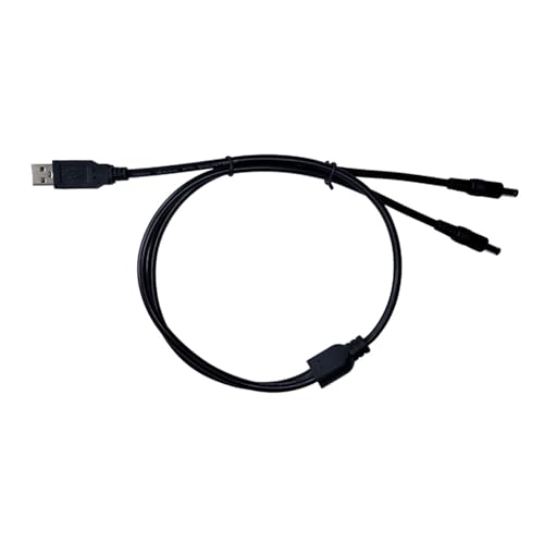 Ldabrye USB Bis 5.5x2.1mm Stromkabel Splitter Für Überwachungskameras LED Leuchten Und Mehr Mehreren Elektronikladungen