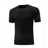 Towintec Kompressionsshirts für Jungen Schnell Trocknend Funktionsshirt Sport Baselayer Kurzarm Atmungsaktives Round Neck Laufshirt Trainingsanz Kinder Baseball Fitnessstudio Fußball Basketball