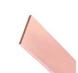 Flacher Kupferstab mit hoher Reinheit – 500 mm Länge, 10 mm Breite, 2–10 mm Dicke for elektrische Anwendungen und Heimwerkerprojekte(3mm)