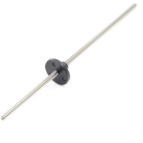 CYFANG Trapezstange 3,5 mm Gewindesteigung 0,61 mm Steigung 0,609 mm Blei T3,5 Gewindeschraube 1,2 mm Steigung 2,4 mm Bleischraube Tr3,5 mit Nylonmutter Schaftmutter (0,61 mm Steigung 0,609 mm Blei,