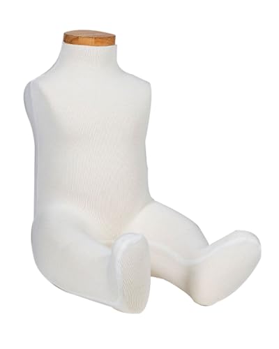 Verstellbare weiche Baumwoll-Kleidform, Unisex-Nähpuppe für Schneiderei, Schaufensterdekoration und Babygeschäfte