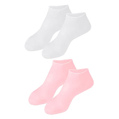 NOLITOY Feuchtigkeitsspendende Socken Fußabdeckung Schwielensocken Für Die Fußpflegebehandlung Von Frauen