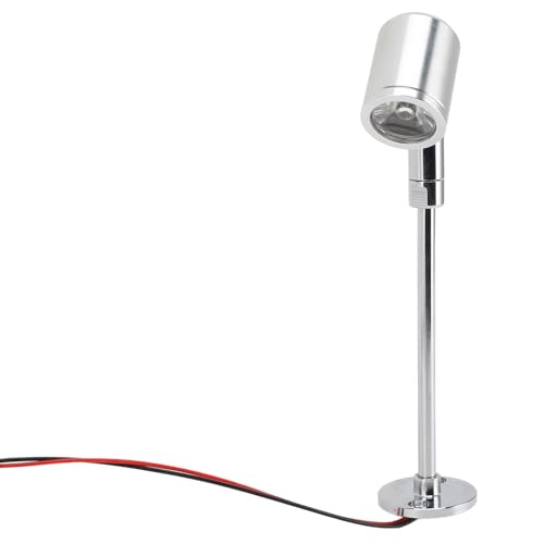 WOHPNLE LED -Schmuck Showcase Spotlight, einstellbare stehende Schrankleuchte, elektroplierter Aluminium -Display -Beleuchtungsanlagen für Schmuck Einzelhandelshäuser